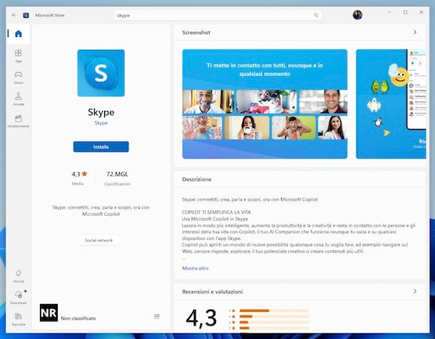 Skype Windows 11