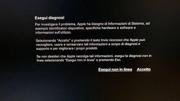 Diagnosi Apple Test RAM