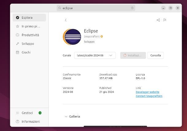 Come installare Eclipse su Ubuntu