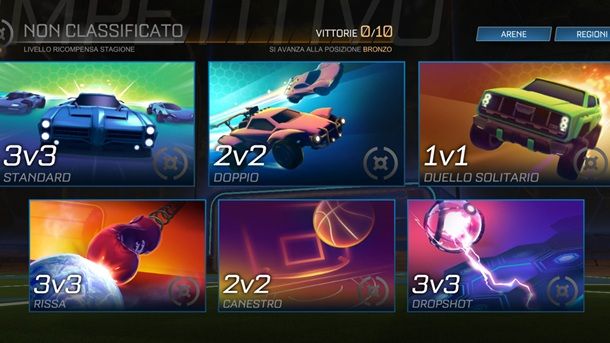 Modalità Rocket League