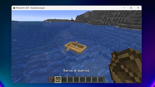 Barca di quercia Minecraft
