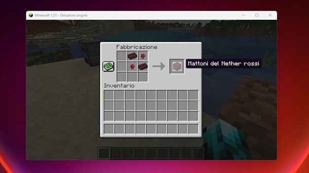 Come fare i mattoni rossi su Minecraft Nether