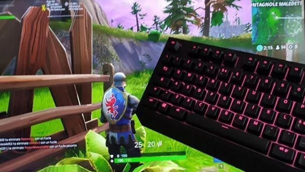 Migliori impostazioni Fortnite PS4 mouse e tastiera