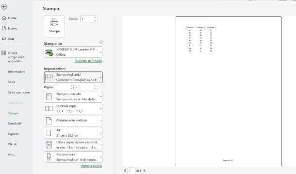 Come numerare le pagine di un foglio Excel