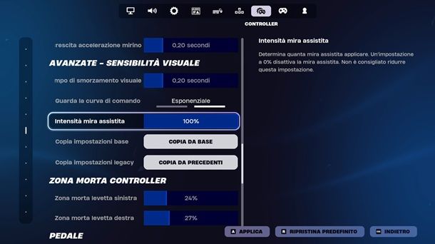 Come avere la mira assistita su Fortnite PC