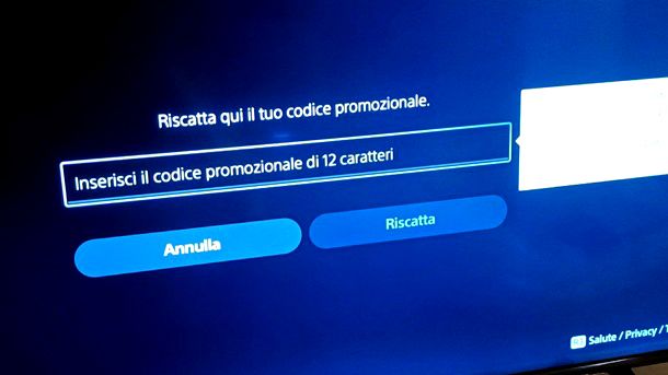 Come riscattare codice Fortnite PS5