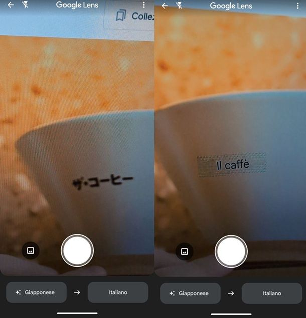 Come avere traduzione istantanea foto
