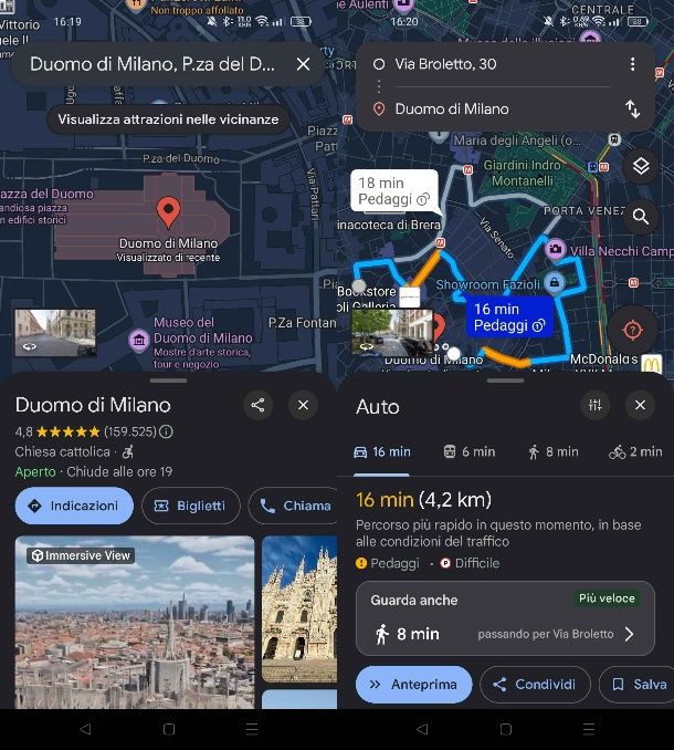 Come si usa Google Maps sul cellulare