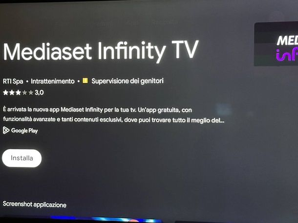 Come vedere Mediaset Infinity con Chromecast