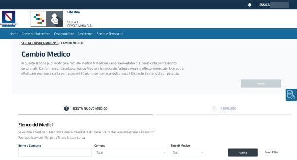 Come cambiare medico online Napoli