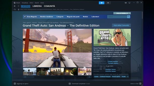 Come scaricare GTA San Andreas sul computer