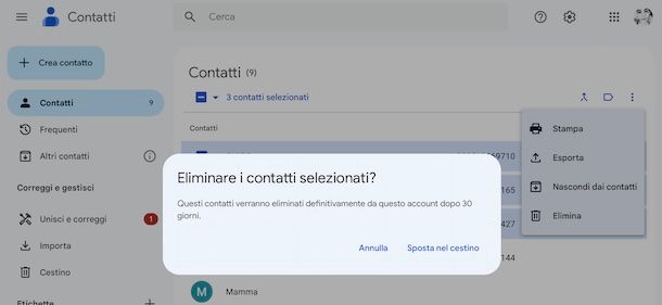 Contatti di Google