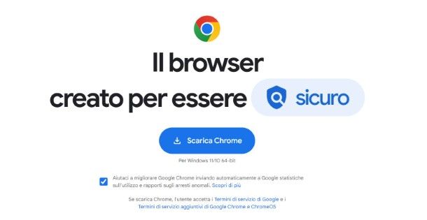 Installare Chrome su Windows