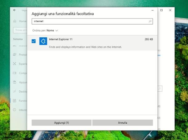 Come installare Internet Explorer su Windows 10