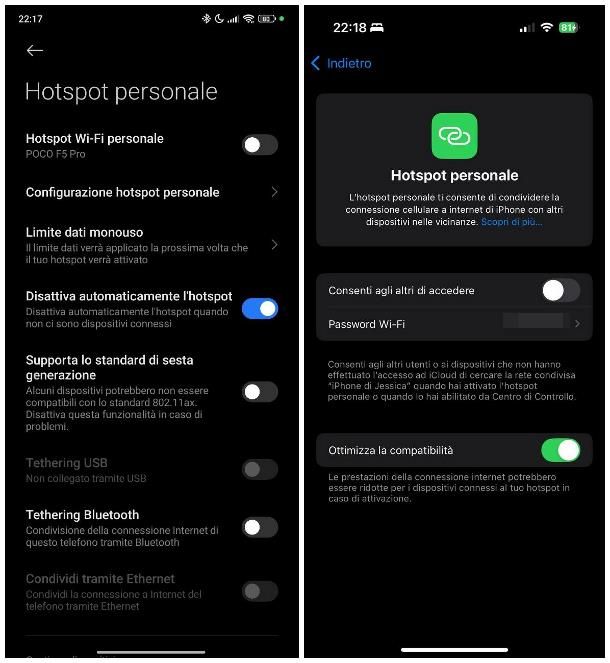 Impossibile accedere alla rete hotspot da computer e altri dispositivi