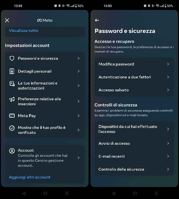 Avviare un controllo della sicurezza