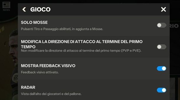 Migliori impostazioni EA Sports FC Mobile