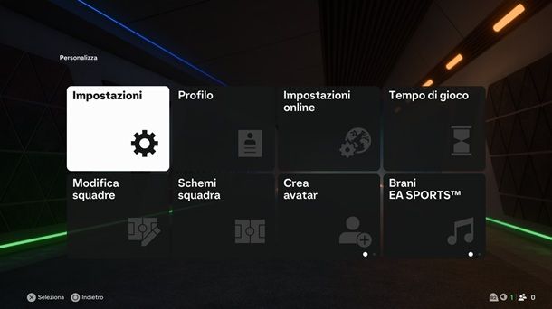 Impostazioni EA Sports FC 25