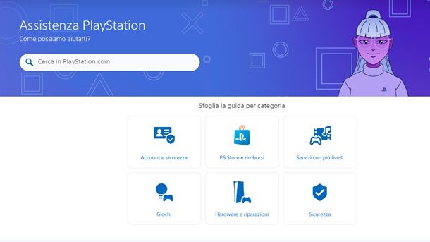 Come contattare PlayStation tramite sito ufficiale