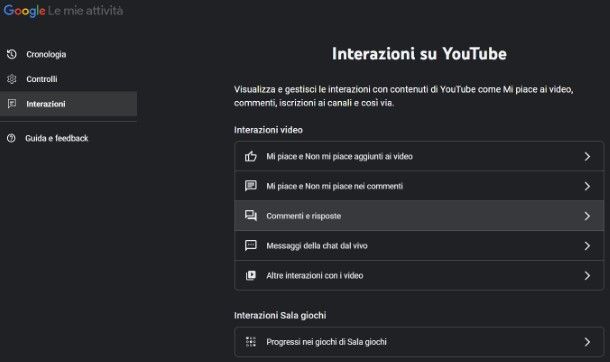 Come vedere i miei commenti su YouTube da PC