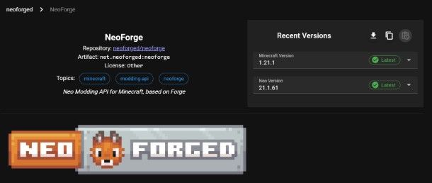 Come installare Minecraft NeoForge