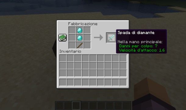 Come si fa una spada su Minecraft