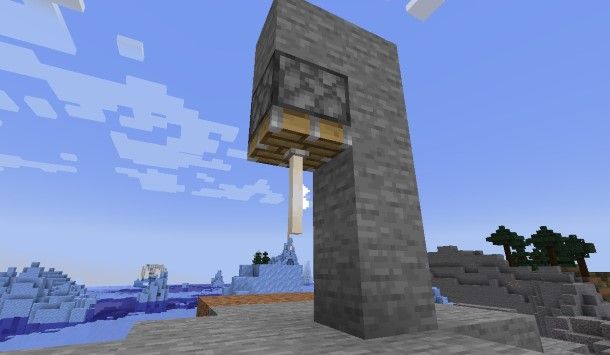 Come fare la spada nella roccia su Minecraft