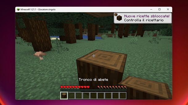 Tronco abete Minecraft