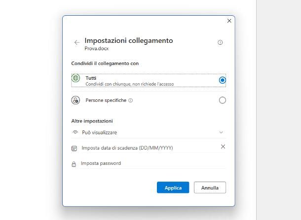 Come creare un link di un file su computer