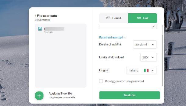 Come creare un link di un file