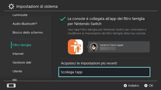 Come collegare il telefono a Nintendo Switch: controllo parentale