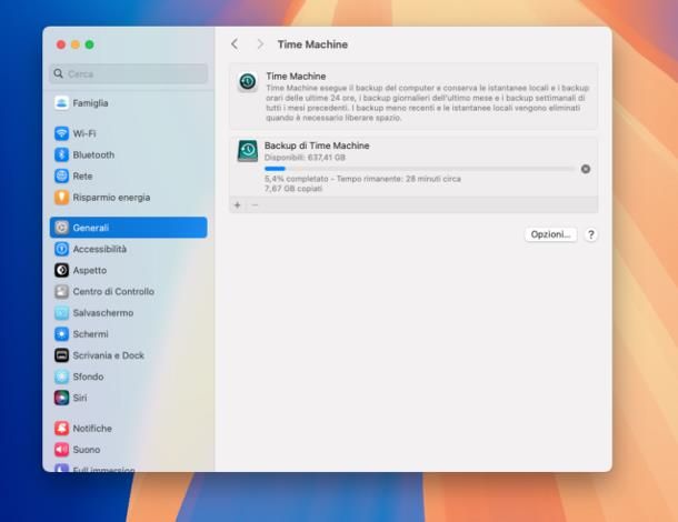 Come clonare un hard disk con Time Machine (macOS)