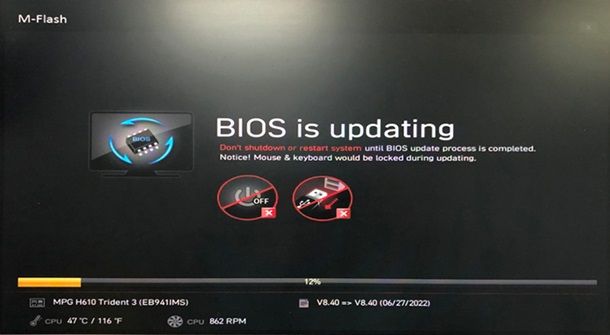 Come aggiornare il BIOS MSI