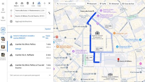 Come impostare bicicletta su Google Maps su computer