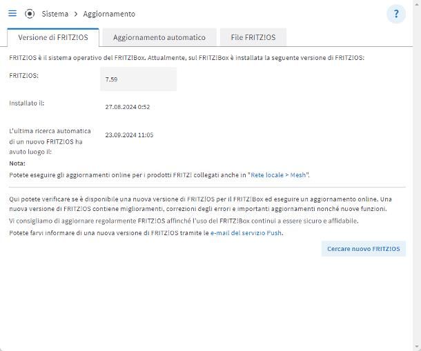 Come aggiornare il firmware del router