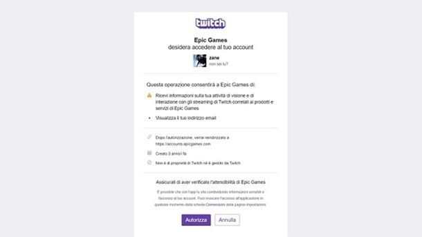 Come collegare l'account Fortnite a Twitch