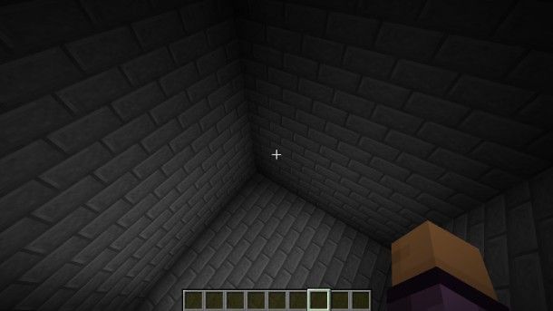 Minecraft fill hollow