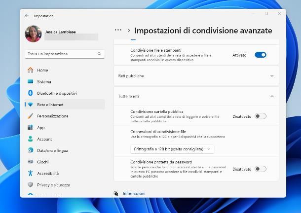 Come condividere una cartella in rete: Windows 11