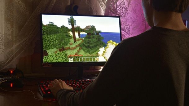 Minecraft monitor gaming