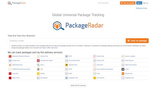 PackageRadar