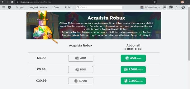 ROBLOX: 400 Robux - Tecnologia e Imformatica