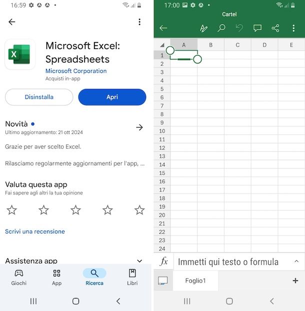 Excel Android