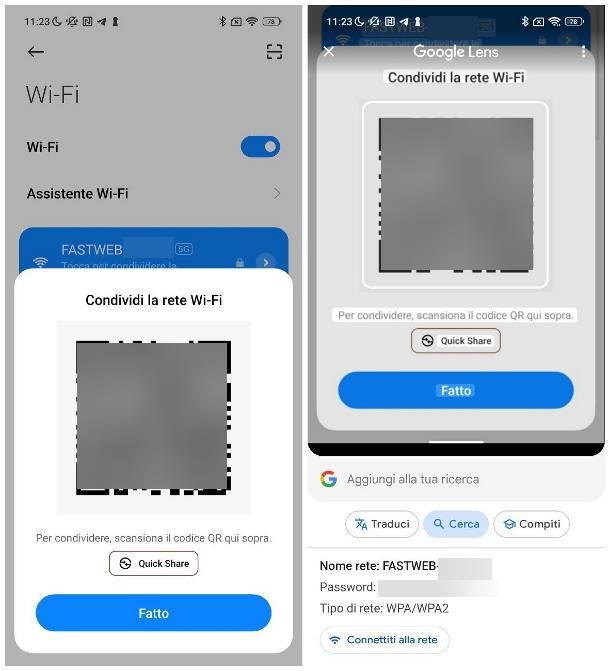 Come vedere la password del WiFi dal telefono: Xiaomi