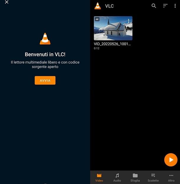 Lettori multimediali VLC