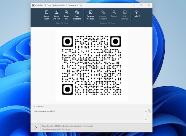 CodeTwo QR code Desktop Reader