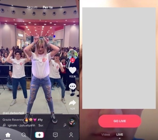 Come fare live su TikTok su iPhone