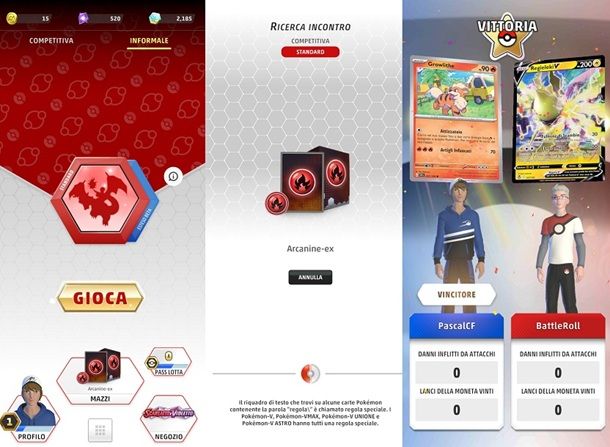 Gioco carte Pokémon Android