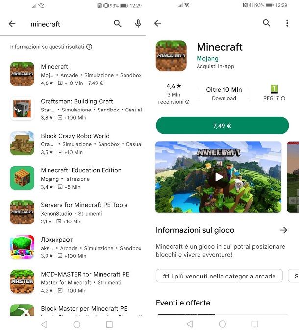 Come scaricare Minecraft gratis su iPhone