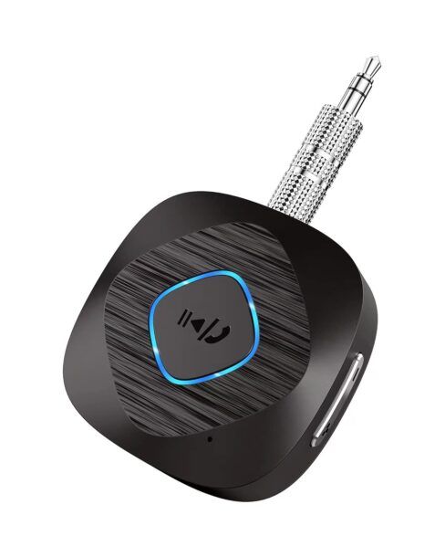 Trasmettitore Bluetooth per Auto, AUX Musica Bluetooth Auto Con Doppio Mic  Wirel