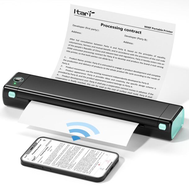 Stampante fotografica portatile Bt Phone Pocket Mini stampanti